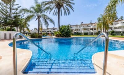 134 – Stylish Modern Apartment with Pool next to Golf Course, Mijas Golf
